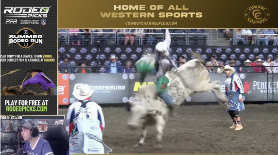 Cowboy Channel rodeo creator stream