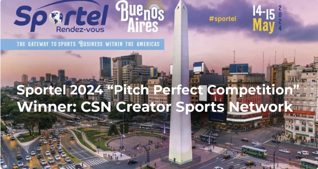 Sportel 2024 Pitch Perfect Competition Winner