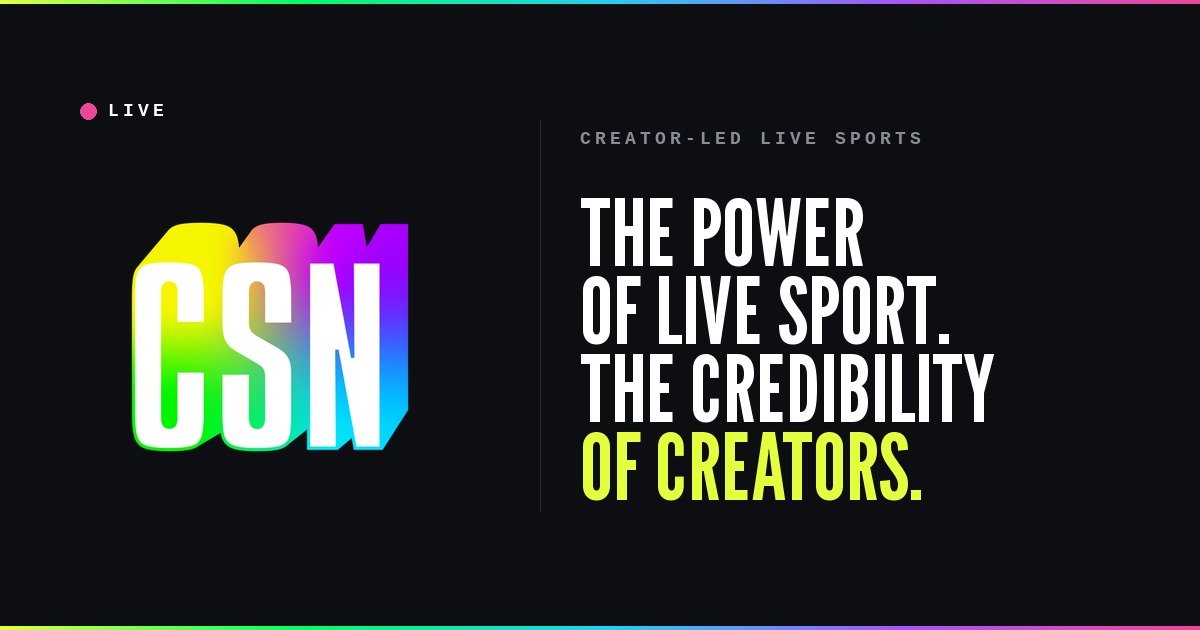 Csn Network CSN: What is Creator Sports Network? | CSN Explained